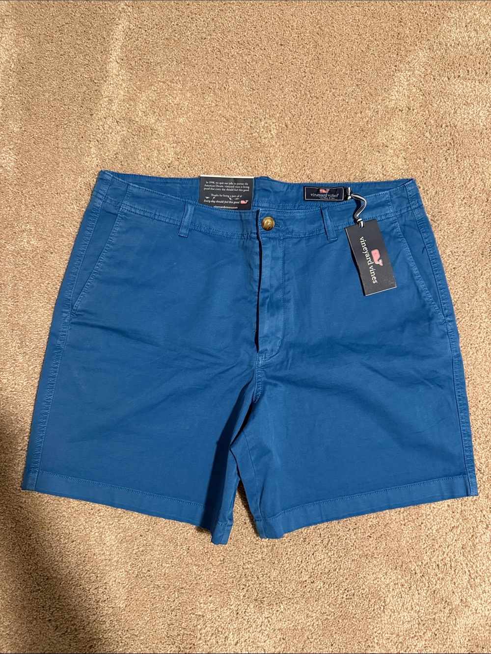 Vineyard Vines Men's Tide Blue 7” Island Shorts